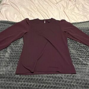 Smocked Chiffon Sleeve Top // Size: Small